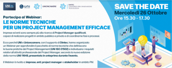 Webinar Le Norme Tecniche Per Un Project Management Efficace